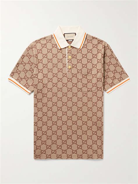 gucci cream polo|gucci polos for men.